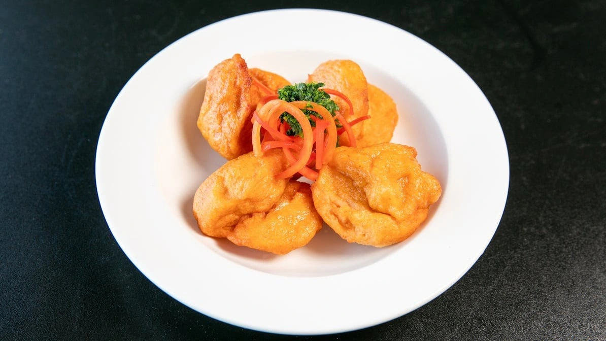 Golden fried small chops - West African finger food in Winnipeg at Global Pot Fusion Cuisine